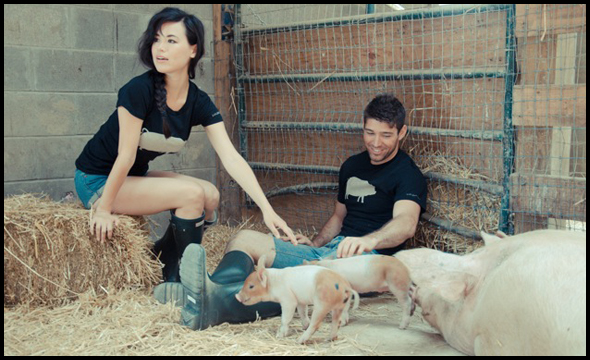 Leanne Dishes About John Bartlett’s New Farm Sanctuary Tee Shirts