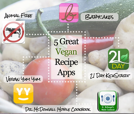 5 Great Vegan Recipe Apps