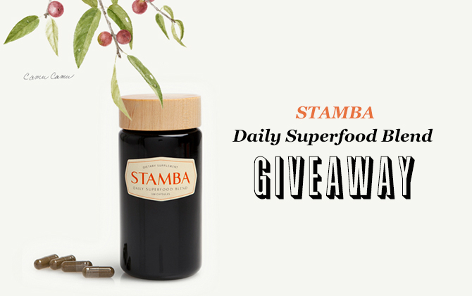 Giveaway: The Gift of Organic Superfoods from STAMBA