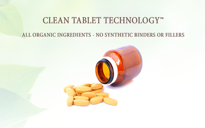 Organic Vitamins: Clean Tablet Technology