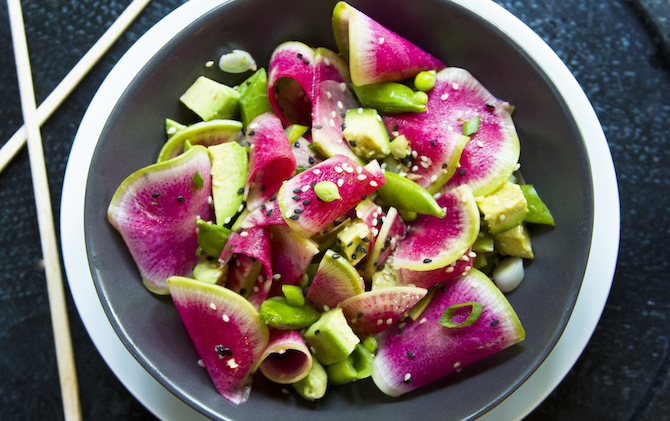Giveaway: Wild Plate Cookbook! + Watermelon Radish Recipe