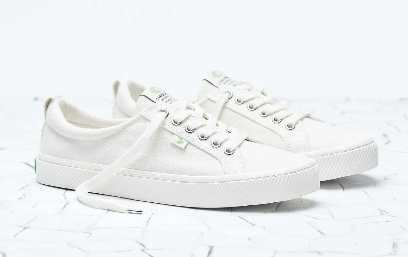 Off-White Canvas OCA LOW, $79 @cariuma.com