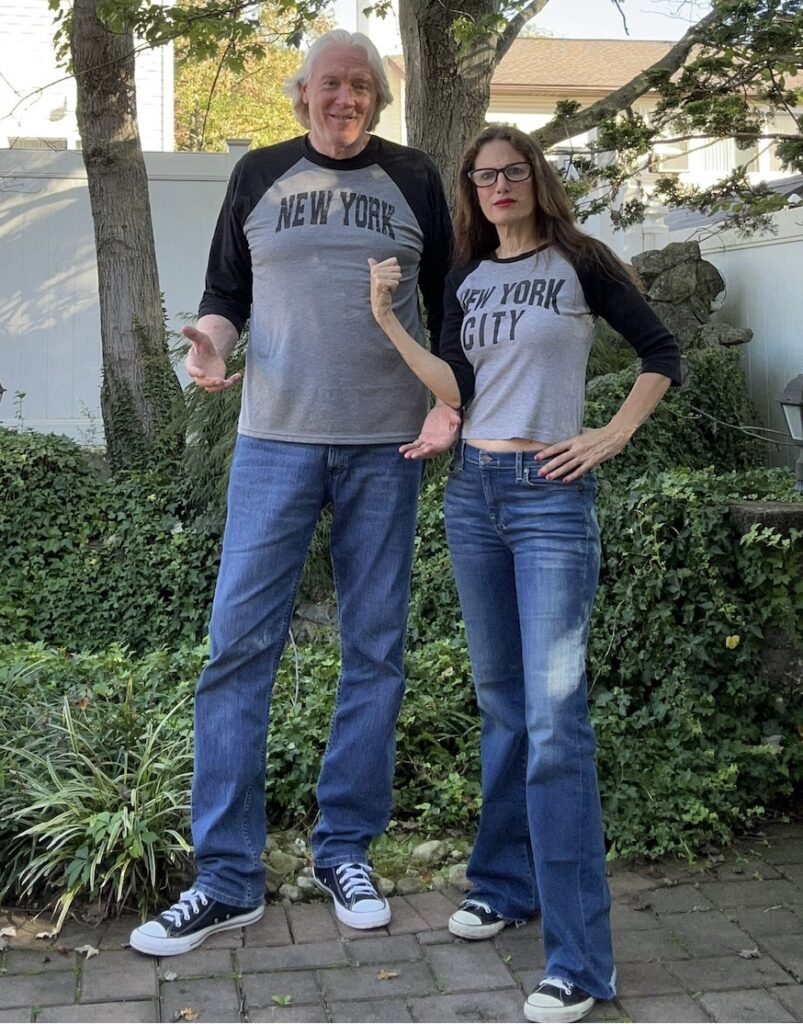 Irene Bremis and her husband